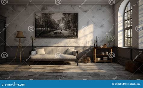 Sepia-toned interior design example